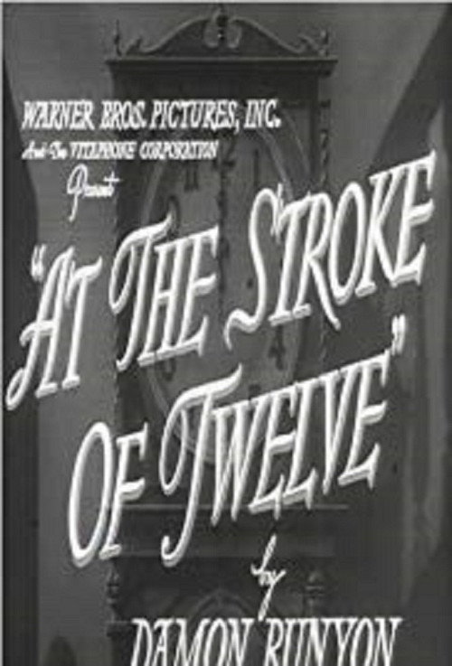 Movie poster for At the Stroke of Twelve (1941)
