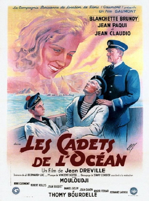 Movie poster for Les Cadets de l'océan (1945)