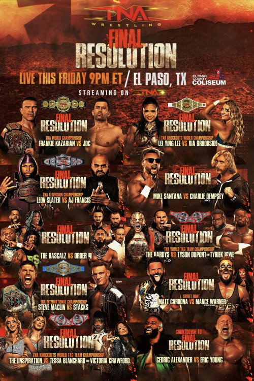 Movie poster for TNA Final Resolution 2025 (2025)