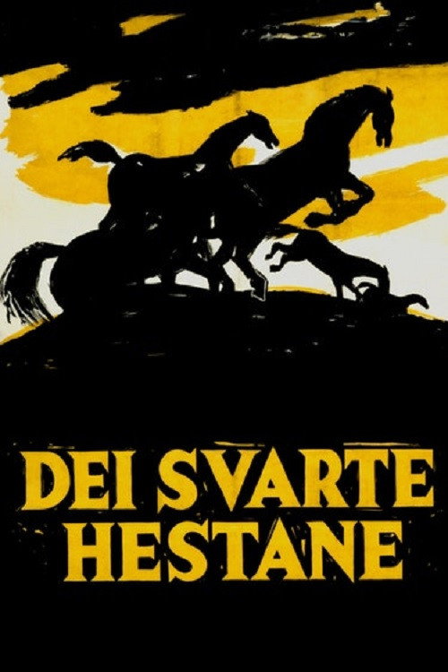 Movie poster for Dei svarte hestane (1951)