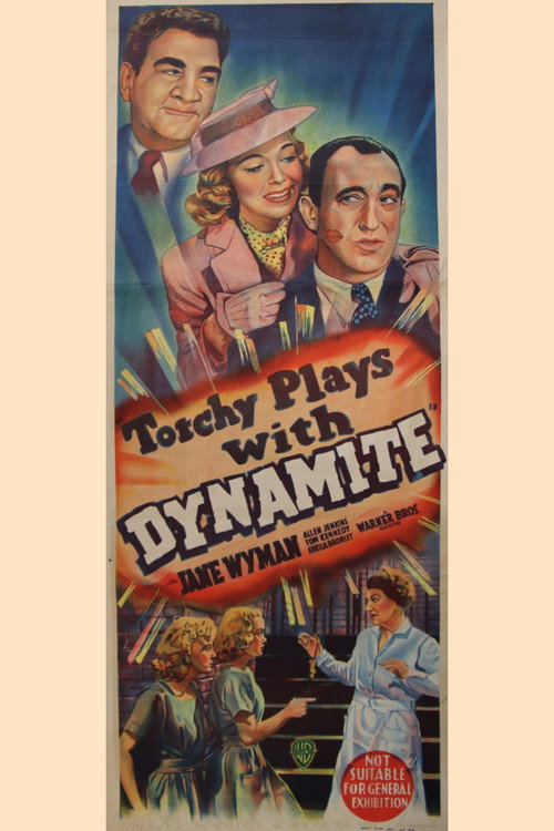Movie poster for Torchy Blane... Playing with Dynamite (1939)