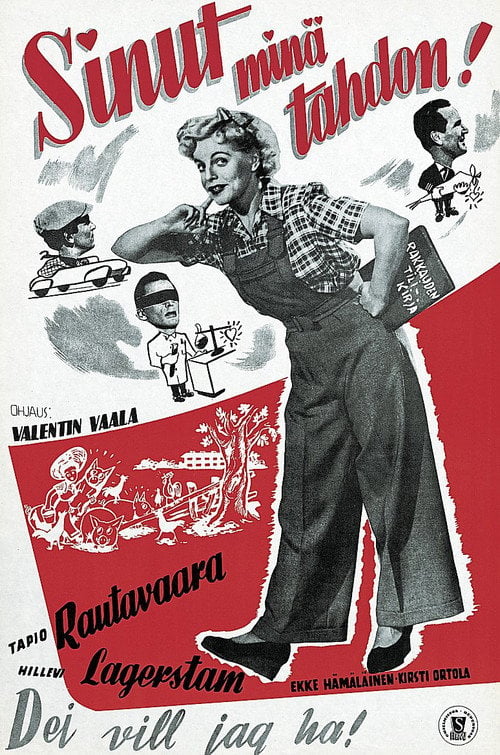 Movie poster for Sinut minä tahdon (1949)