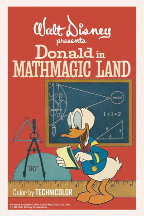 Movie poster for Donald in Mathmagic Land (1959)