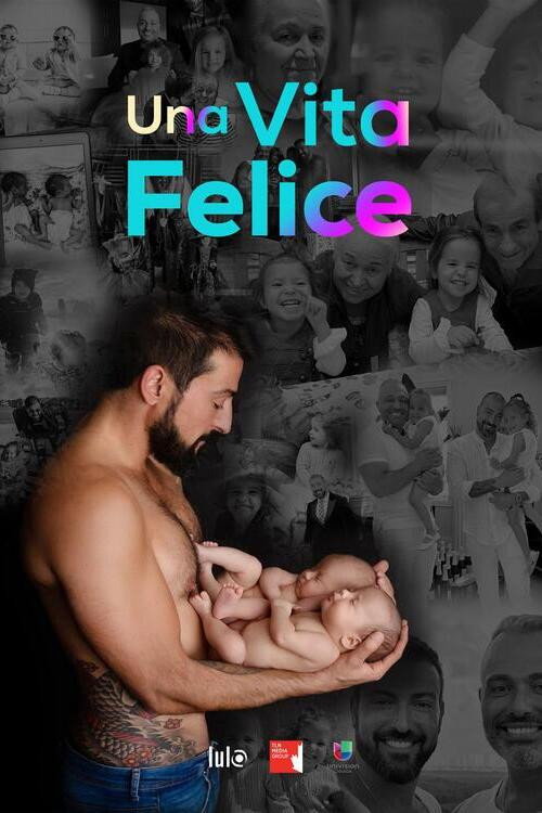 Movie poster for Una vita felice (2024)
