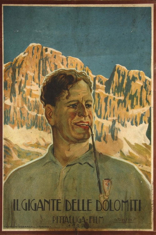 Movie poster for Il gigante delle Dolomiti (1927)