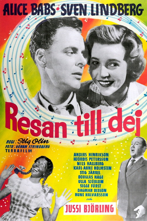Movie poster for Resan till dej (1953)