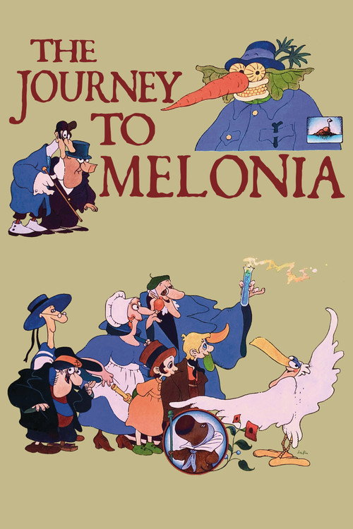 Movie poster for The Journey to Melonia (1989)