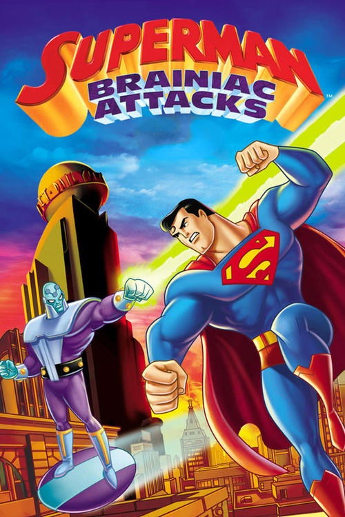 Movie poster for Superman: Brainiac Attacks (2006)