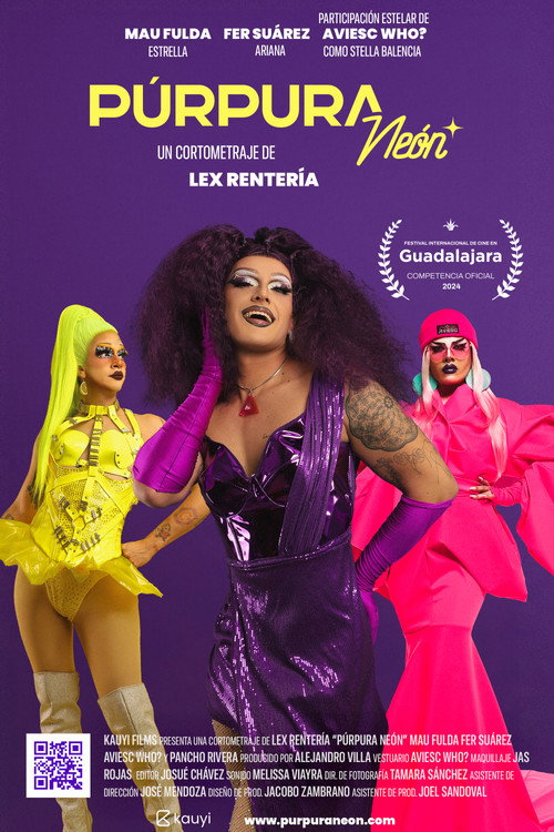 Movie poster for Neon Purple (2024)