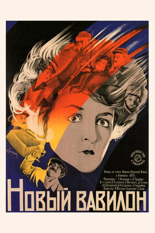 Movie poster for The New Babylon (1929)