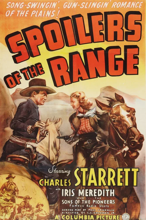 Movie poster for Spoilers of the Range (1939)