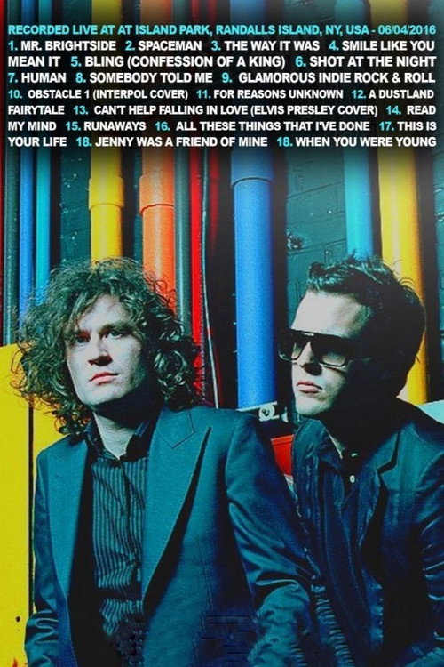 Movie poster for The Killers: Live at Governors Ball (2016)