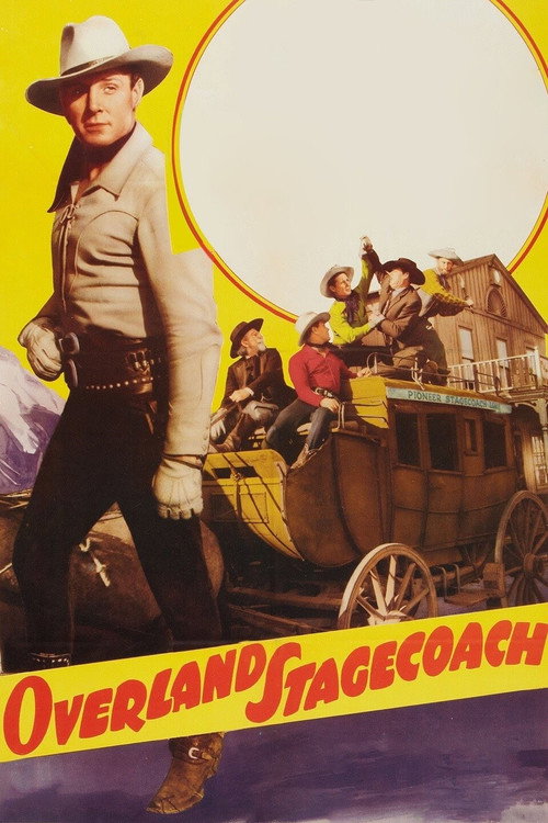 Movie poster for Overland Stagecoach (1942)