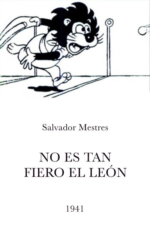 Movie poster for El león y el ratón (1941)