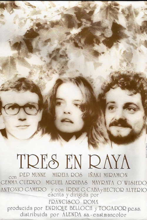 Movie poster for Tres en raya (1979)