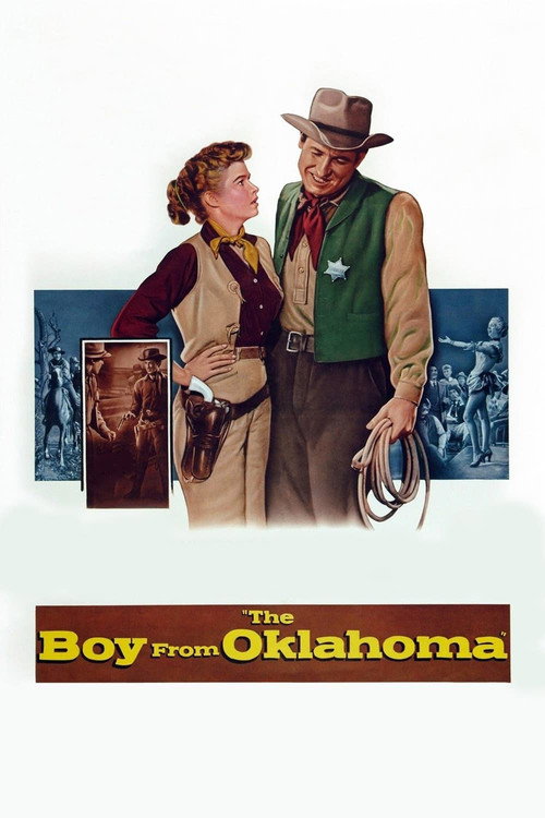 Movie poster for The Boy from Oklahoma (1954)