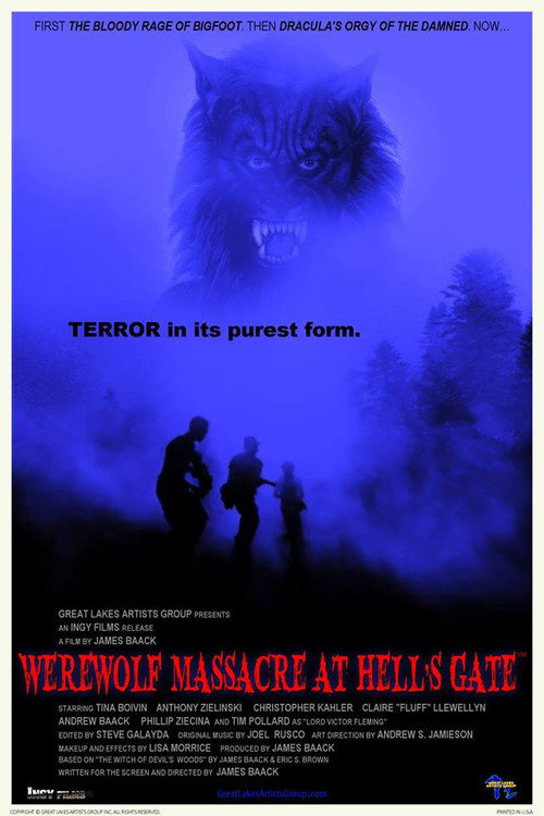Movie poster for Werewolf Massacre at Hell's Gate (2015)