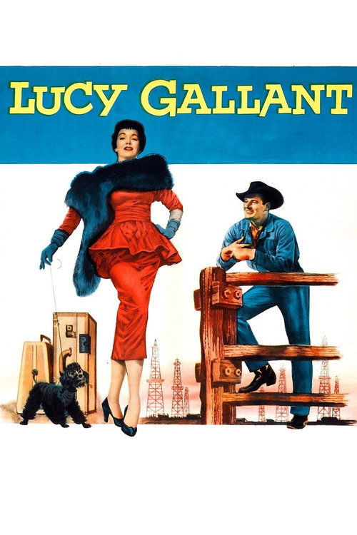 Movie poster for Lucy Gallant (1955)