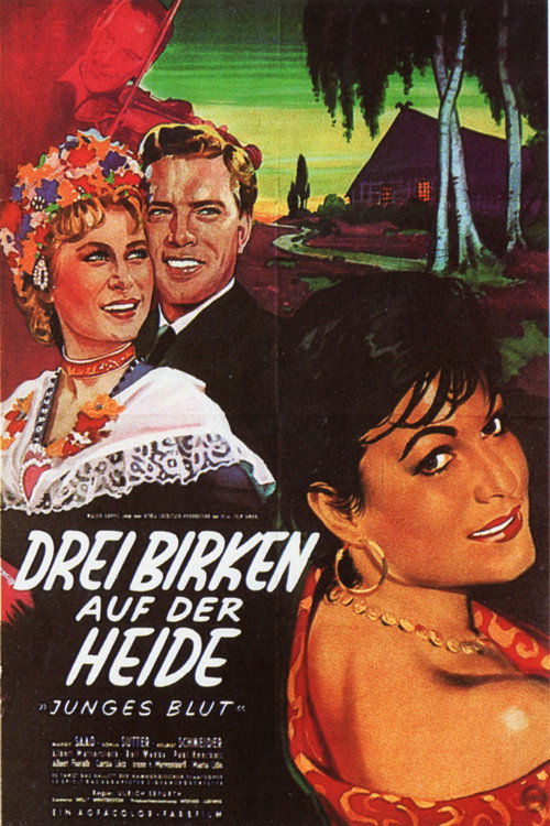 Movie poster for Drei Birken auf der Heide (1956)