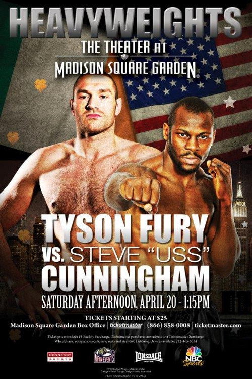 Movie poster for Tyson Fury vs. Steve Cunningham (2013)