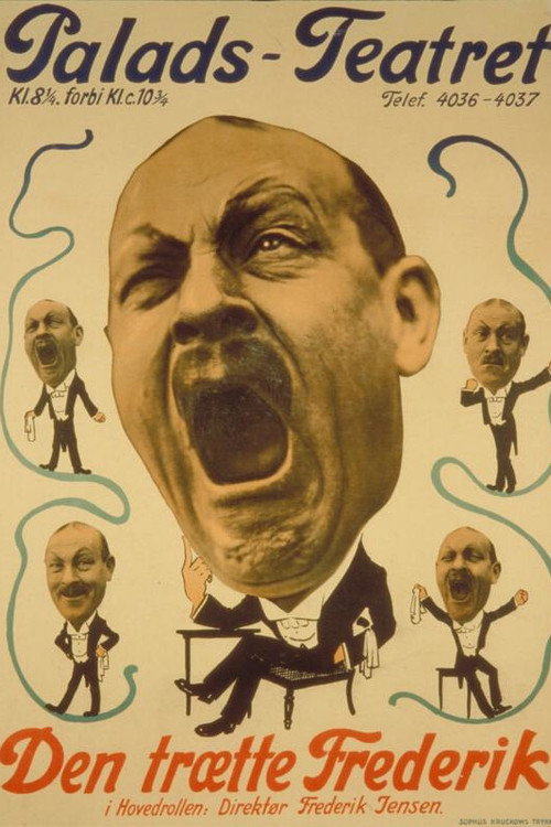 Movie poster for Den trætte Frederik (1915)