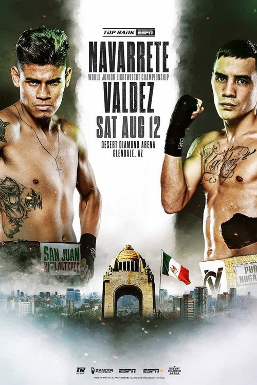 Movie poster for Emanuel Navarrete vs. Oscar Valdez (2023)