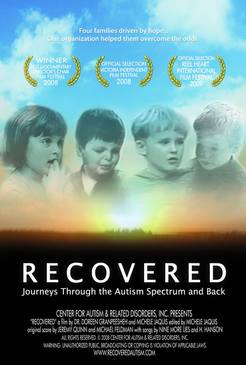Movie poster for Recovered: Journeys Through the Autism Spectrum and Back
