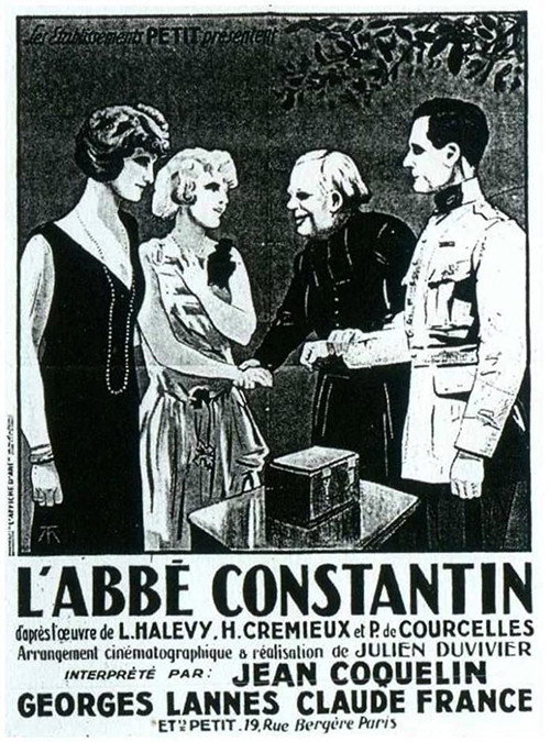Movie poster for L'Abbé Constantin (1925)