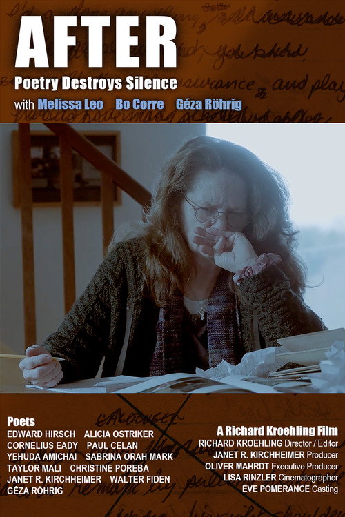 Movie poster for AFTER: Poetry Destroys Silence (2024)