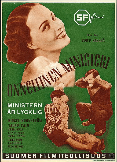 Movie poster for Onnellinen ministeri (1941)