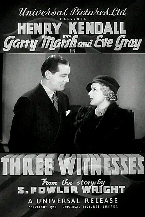 Movie poster for Three Witnesses (1935)