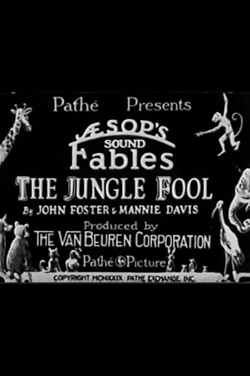 Movie poster for The Jungle Fool (1929)