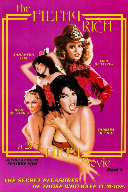 Movie poster for The Filthy Rich (1980)