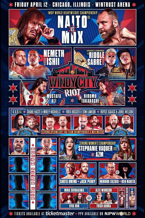 Movie poster for NJPW Windy City Riot 2024 (2024)
