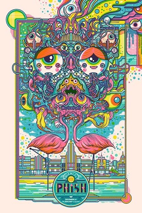 Movie poster for Phish 2014-12-31 American Airlines Arena, Miama, FL (2014)