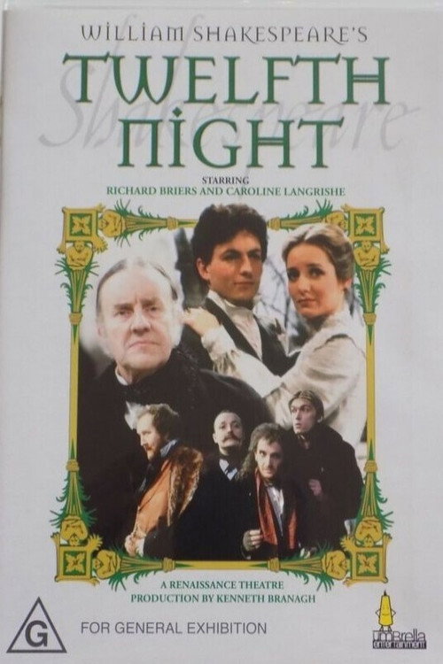 Movie poster for Twelfth Night, or What You Will (1988)