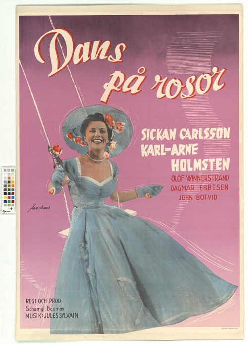 Movie poster for Dance on Roses (1954)