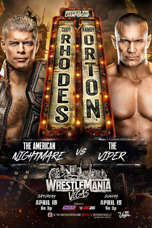 WWE WrestleMania 42 - Saturday poster