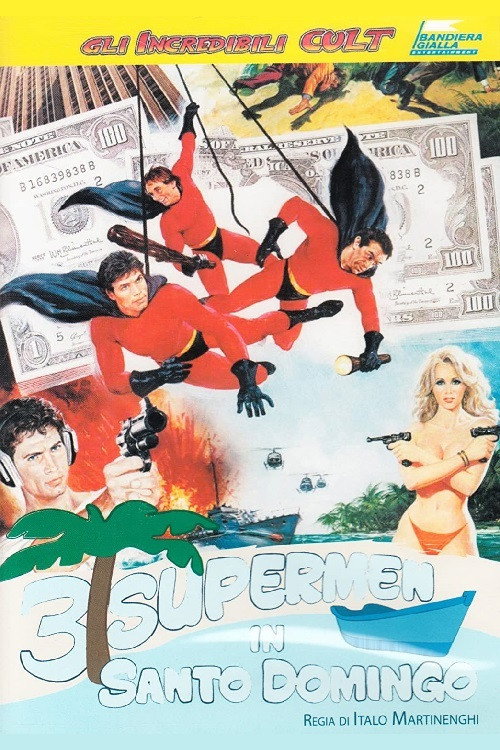 Movie poster for 3 Supermen in Santo Domingo (1987)