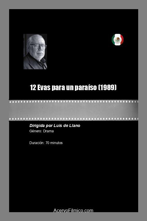 Movie poster for 12 Evas para un paraíso (1989)