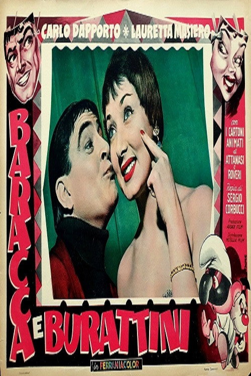 Movie poster for Shack and puppets (1954)