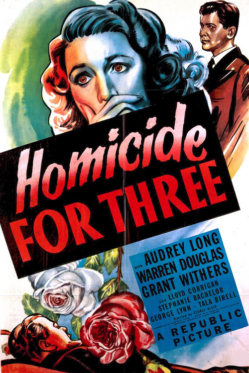 Movie poster for Homicide for Three (1948)