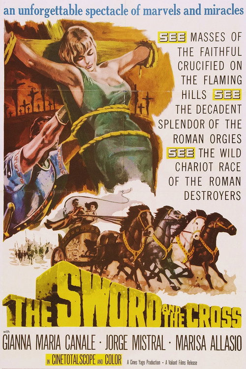Movie poster for The Sword and the Cross (1956)