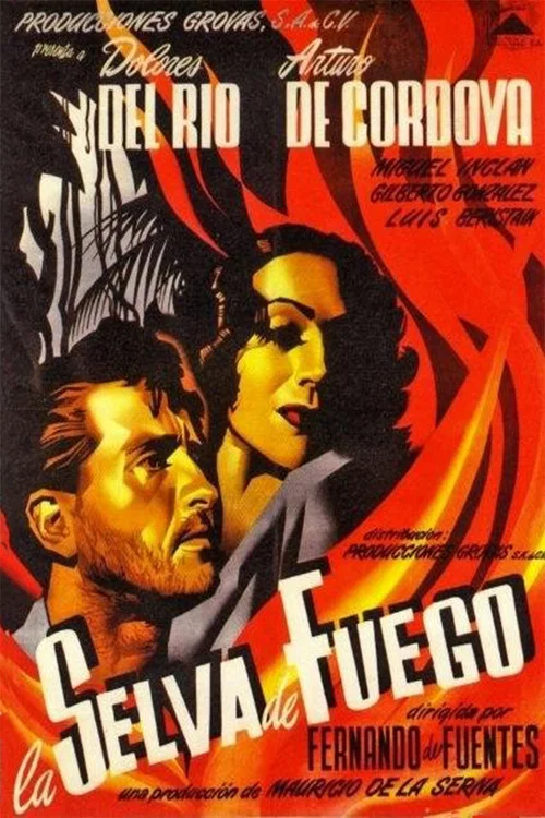 Movie poster for The Jungle of Fire (1945)