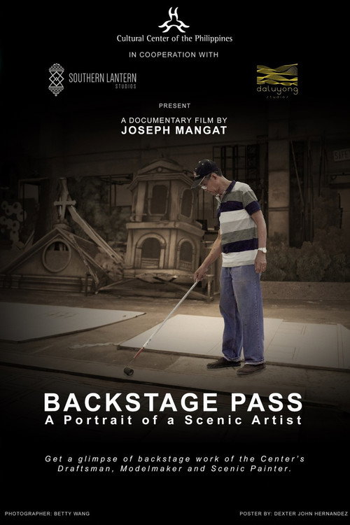 Movie poster for Backstage Pass: Portrait of a Scenic Artist (2022)