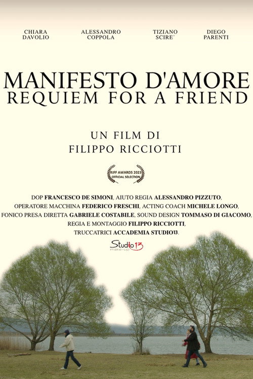 Movie poster for Manifesto d'Amore, Requiem for a Friend (2023)