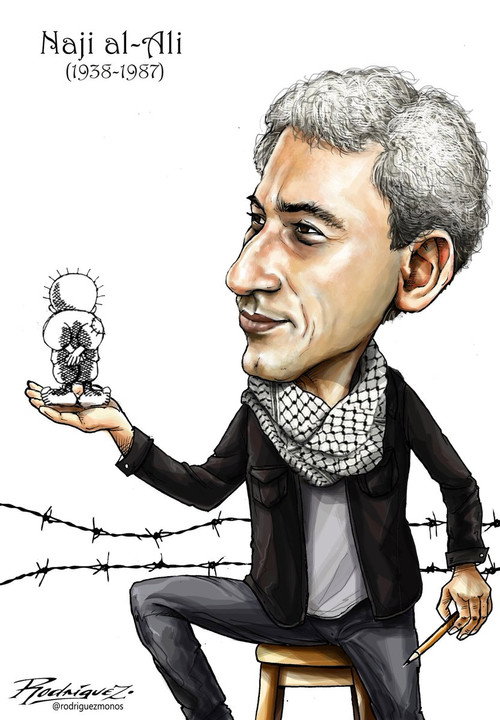 Movie poster for Naji Al-Ali, An Artist With Vision (1994)