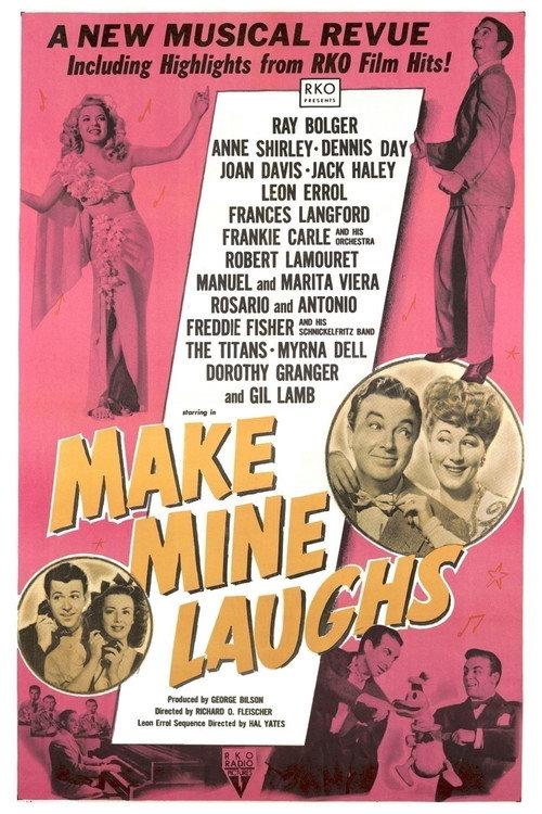 Movie poster for Make Mine Laughs (1949)