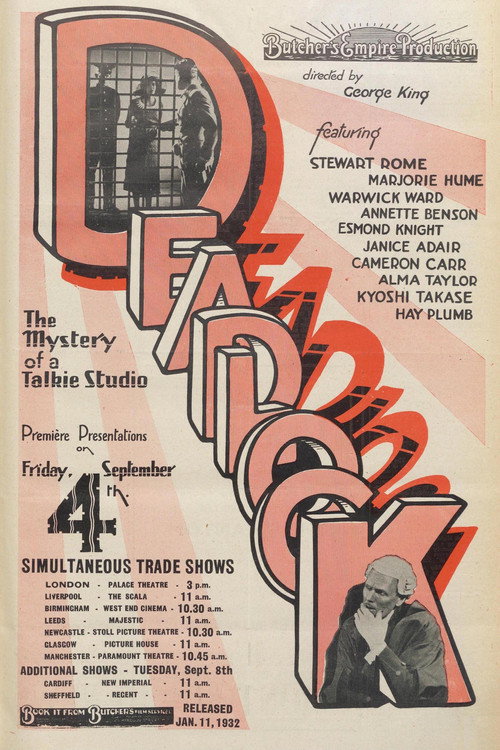 Movie poster for Deadlock (1931)