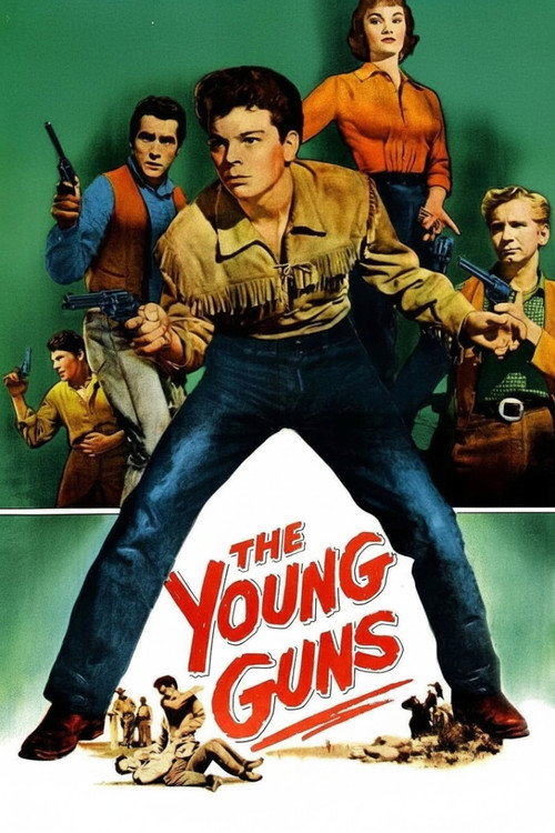 Movie poster for The Young Guns (1956)